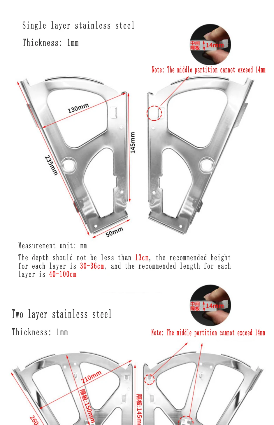 gaveta escondida, móveis acessórios de dobradiça, Flip Plate Frame, 2pcs