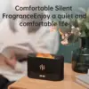 Vissko Aroma Diffuser Air Humidifier Ultrasonic Cool Mist Maker Fogger Led Essential Oil Flame Lamp Difusor 6