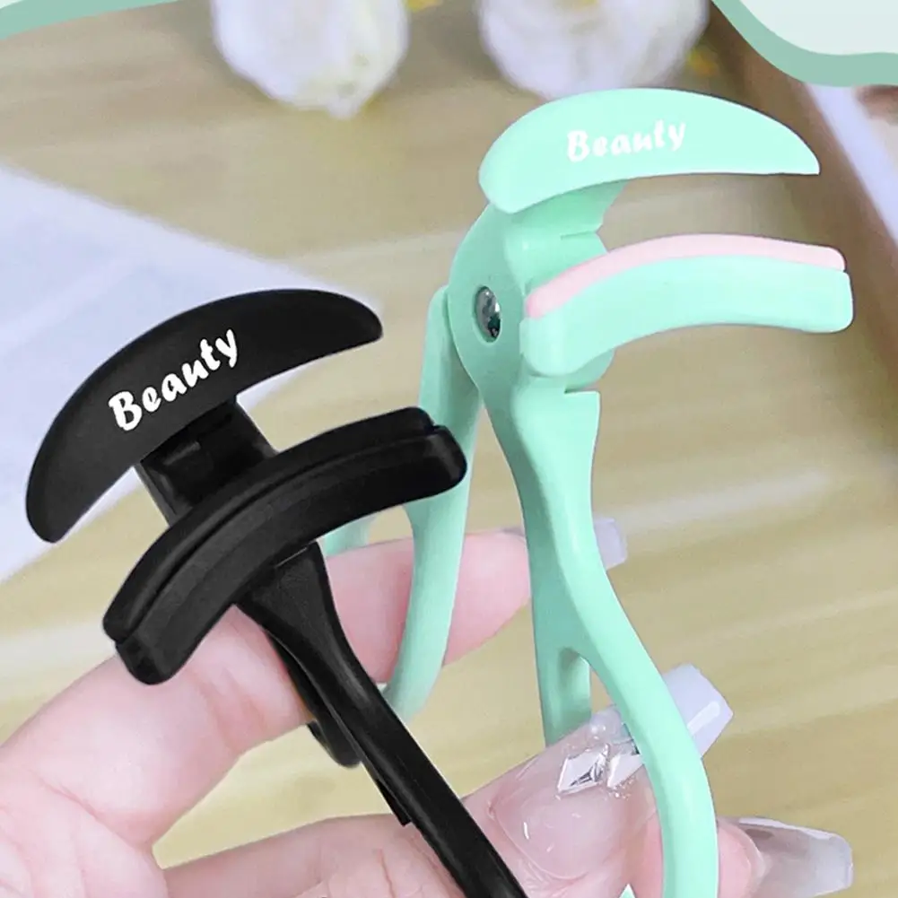 

Eyelash Curler Professional Eye Makeup Handle Curling Tools for Women Mini Portable Cute Wide and Local Lashes Curler 2 Siz O3T2