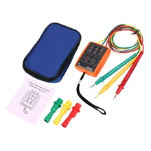 

1 Set Portable Sequence Tester SM-852B 60V~600V AC 3-Phase Sequence Order Rotation Indicator Tester 20Hz-400Hz Durable