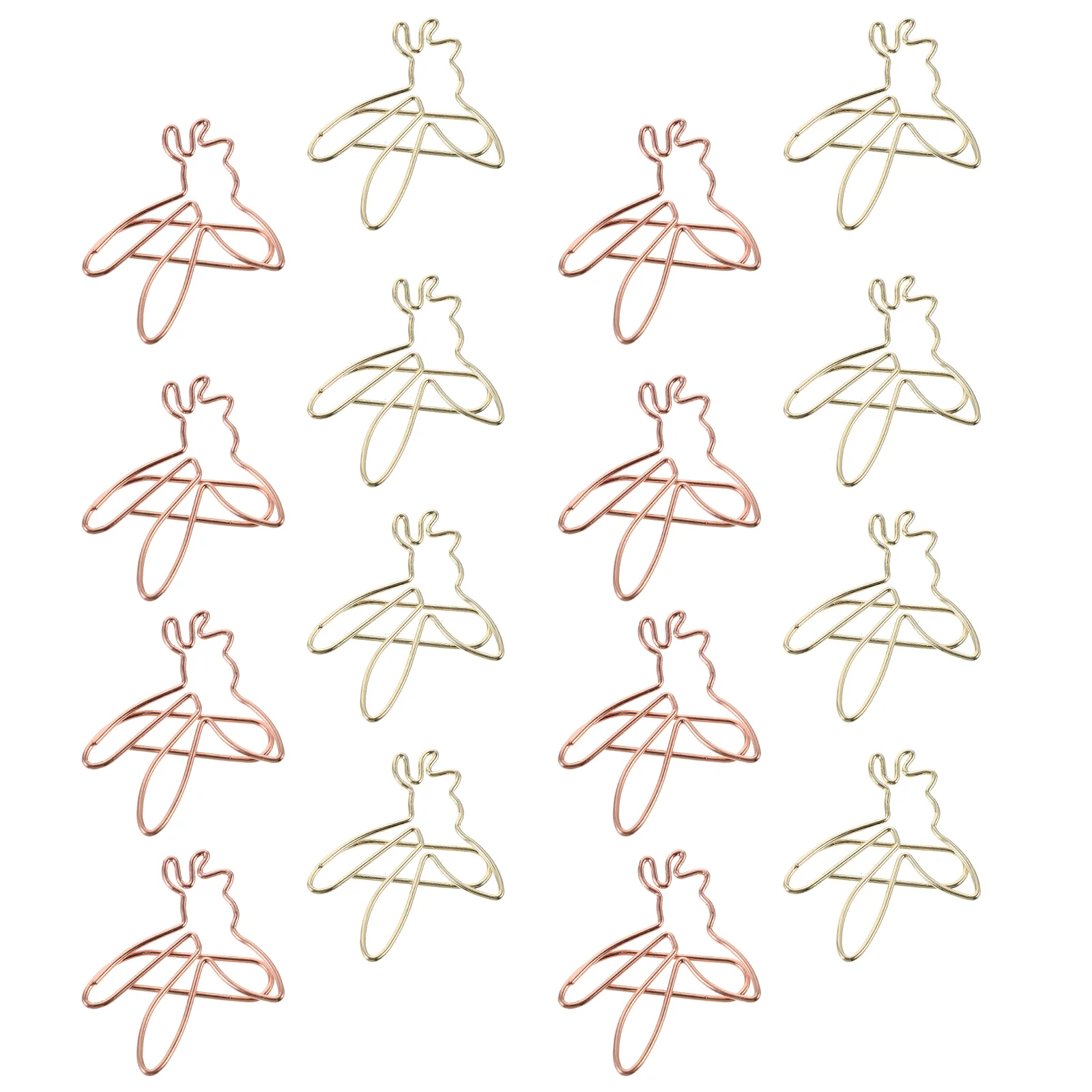 

20 Pcs Office Paperclips Creative for File Fun Shaped Animal Clamp Document Tiny