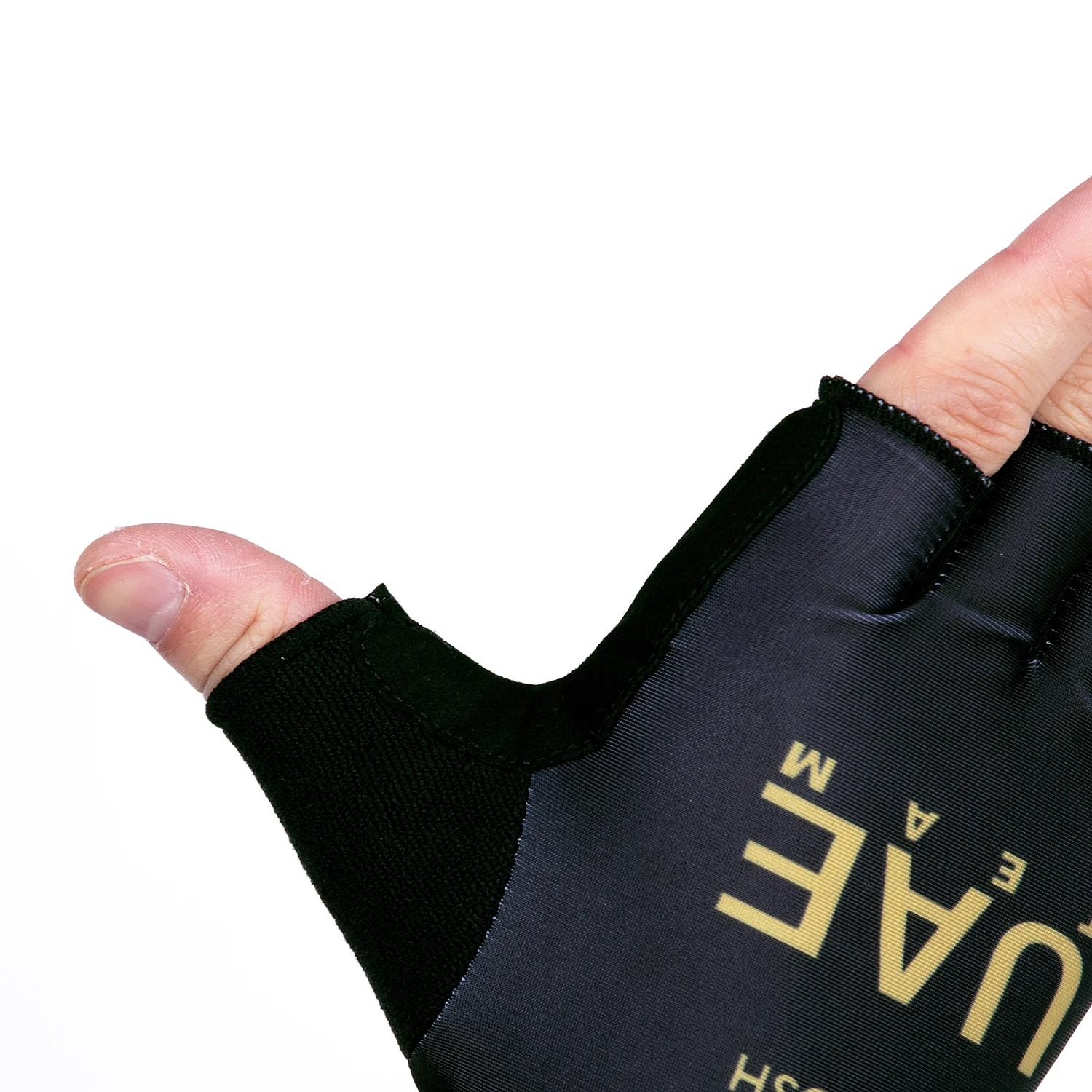 2025 Cycling Gloves Gold UAE Team Half Finger Bicycle GLOVES Men Women Ropa Cyclismo Pro Mtb Mittens Road Bike Gloves 4