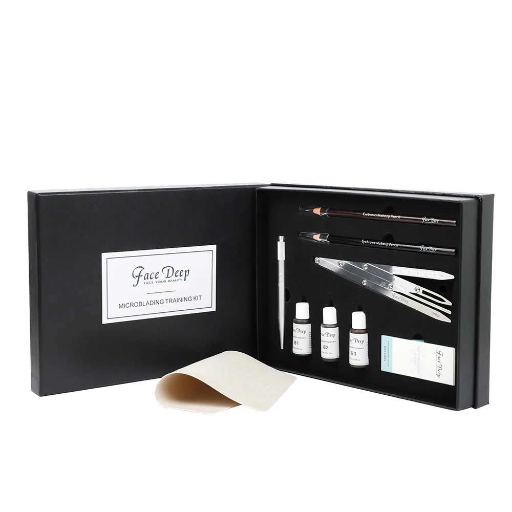Factory Direct Sales Prvate Label Starter Kit Microblading Kits for Semi Permanent Makeup microblading permanent makeup bow