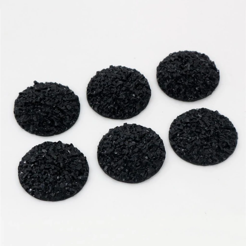 천연 광석 스타일 플랫 백 레진 카보숑, 팔찌 귀걸이 accessories-T4-09..