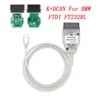 K+DCAN For BMW E Series FTDI FT232RL with Switch K DCAN for BMW OBD 2 OBD2 Scanner Code Reader OBDII Car Diagnostic Auto Tools 1