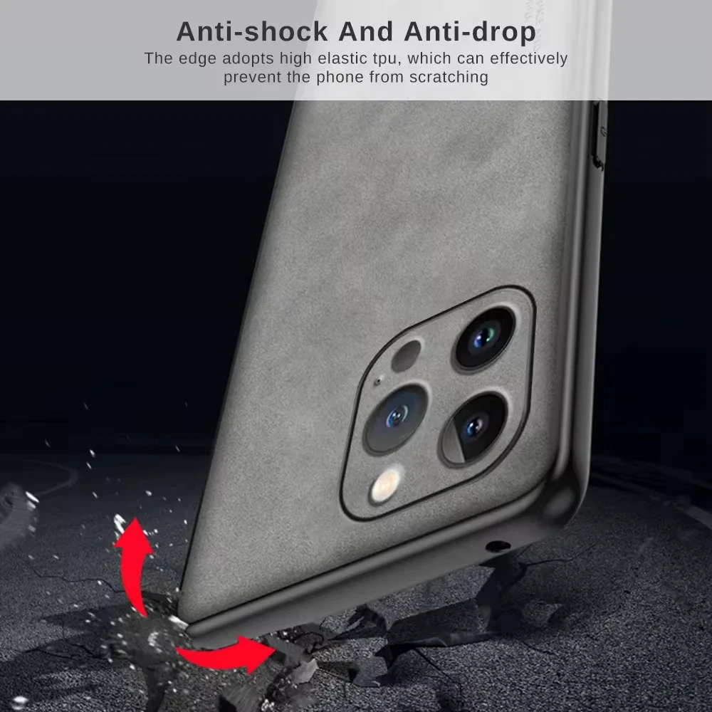 Premium Sheepskin Leather Business Phone Case