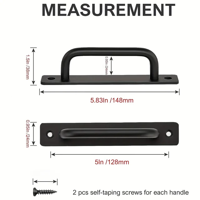 มือจับประตูสีดำ อลูมิเนียมอัลลอยด์ มือจับประตูห้องครัว มือจับประตูระเบียง ห้องนอน สีเงิน สีขาว มือจับเฟอร์นิเจอร์ อุปกรณ์ประตู 2