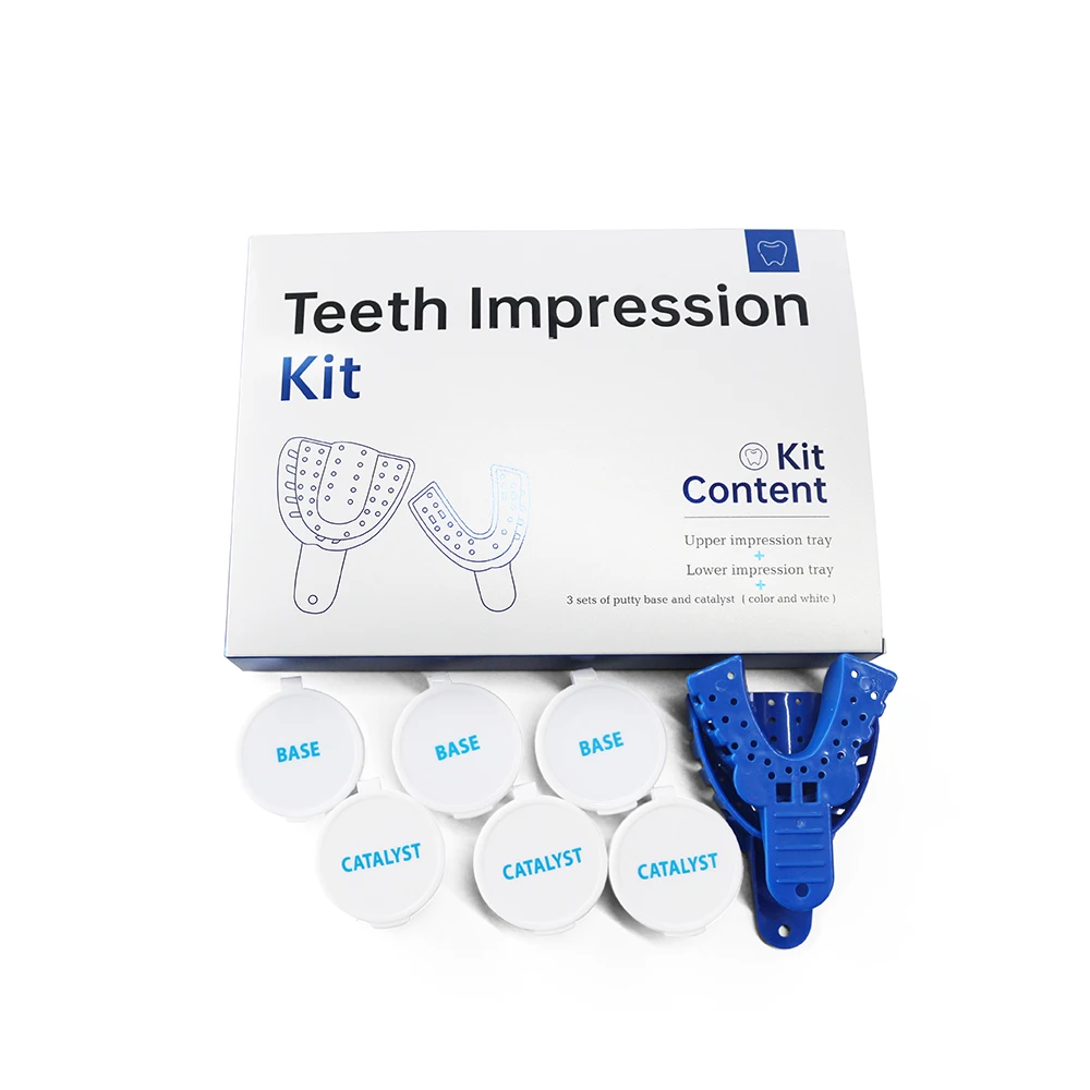 Dental Putty Impression base & Catalyst With Different Size Tray
