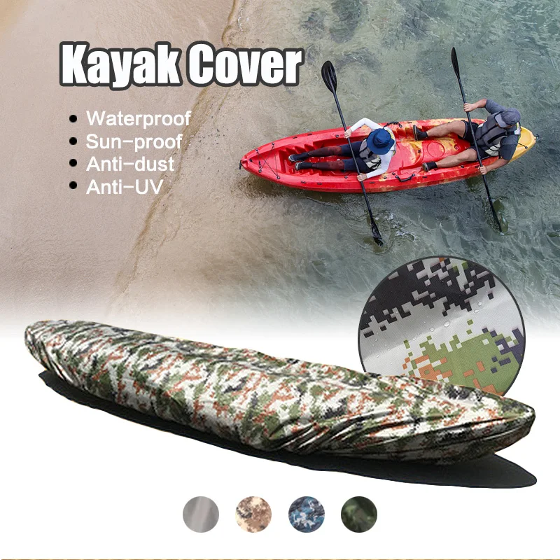 3-6.5M Multi-size Kayak Storag Cover Sun Shield Canoe Cover Dust Waterproof Kayak Accessories Surfing Outdoor Fishing Boat Cover бандана buff coolnet uv insect shield luad multi us one size 131223 555 10 00