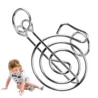 Wire Brain Teaser Montessori Puzzle Toy Mind Brain Teaser Puzzles Children Adult Interactive Game Reliever Kids Educational Toys 1