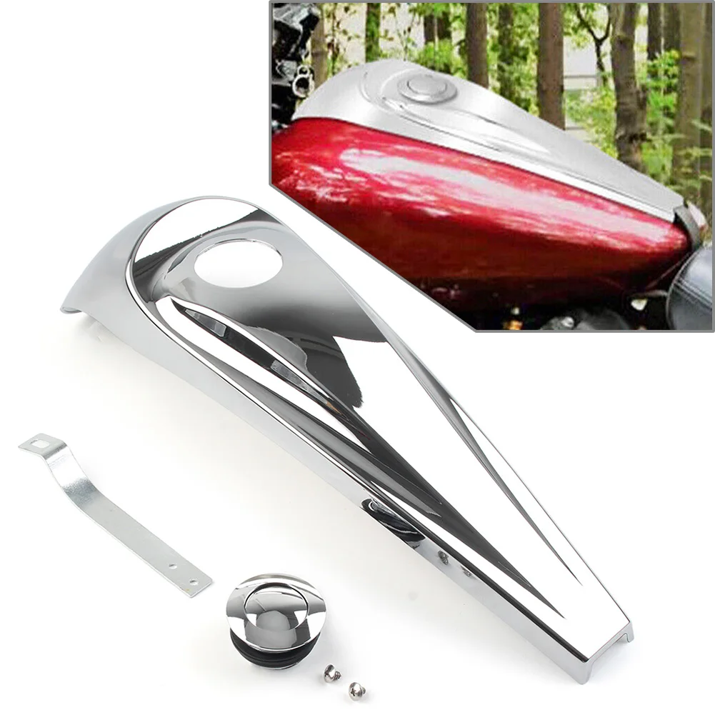 Color-Matched Stretched Tank Covers For Harley Touring (2008-2023) - Fits Street Glide & Road Glide, Includes Dash & Cap