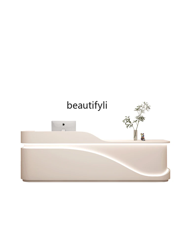 

Beauty Salon Cashier Clothing Store Dental Bar Art Dance Training Class Company Reception Desk Desk