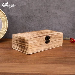 Elegant Rectangular Wooden Gift and Storage Box (Light color)