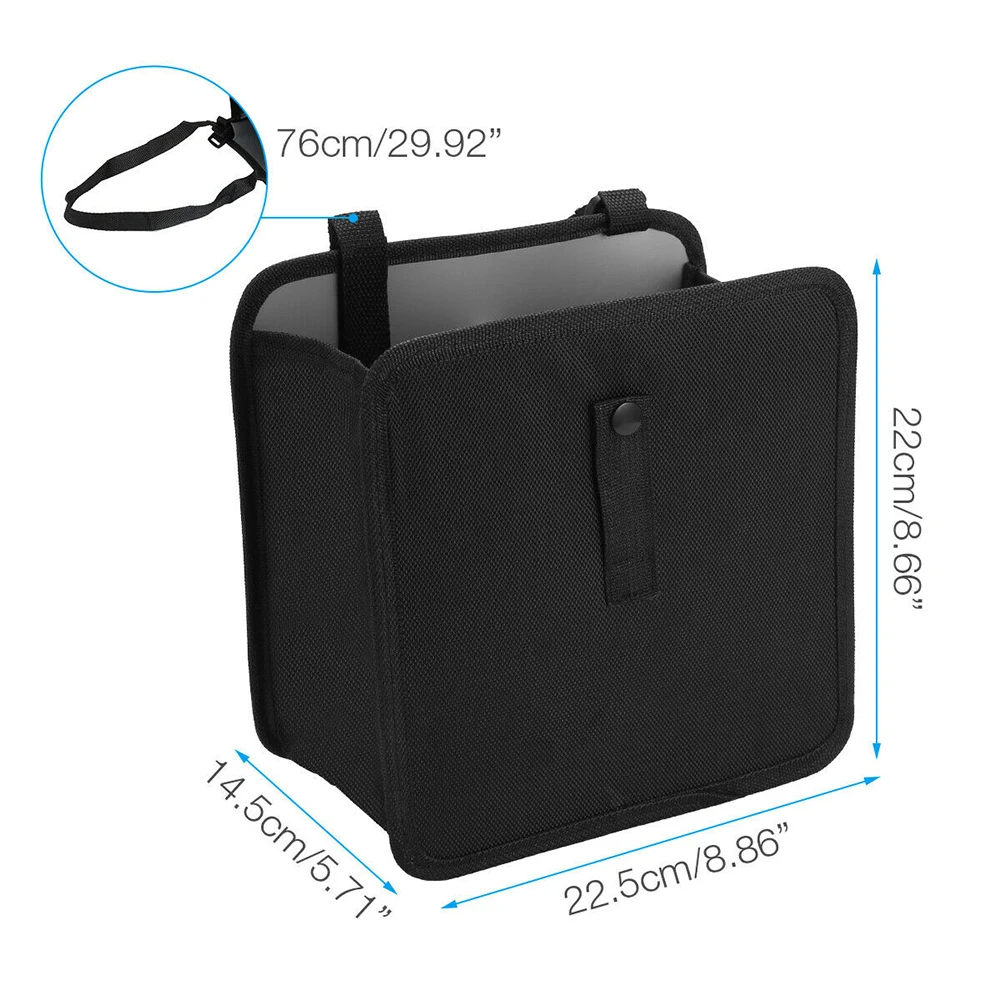 Portable Car Trash Can Waterproof Hanging Garbage Basket Back Seat Storage Box Vehicles Interior Supplies