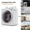 Portable Clothes Dryer, Electric Compact Front Load Tumble Laundry Dryer with Stainless Steel Tub & Easy Control Knob, Home,Dorm 5