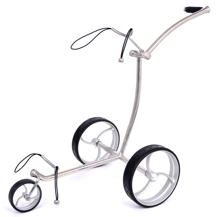 s 3 Wheels Stainless Steel SS Golf Push Trolley