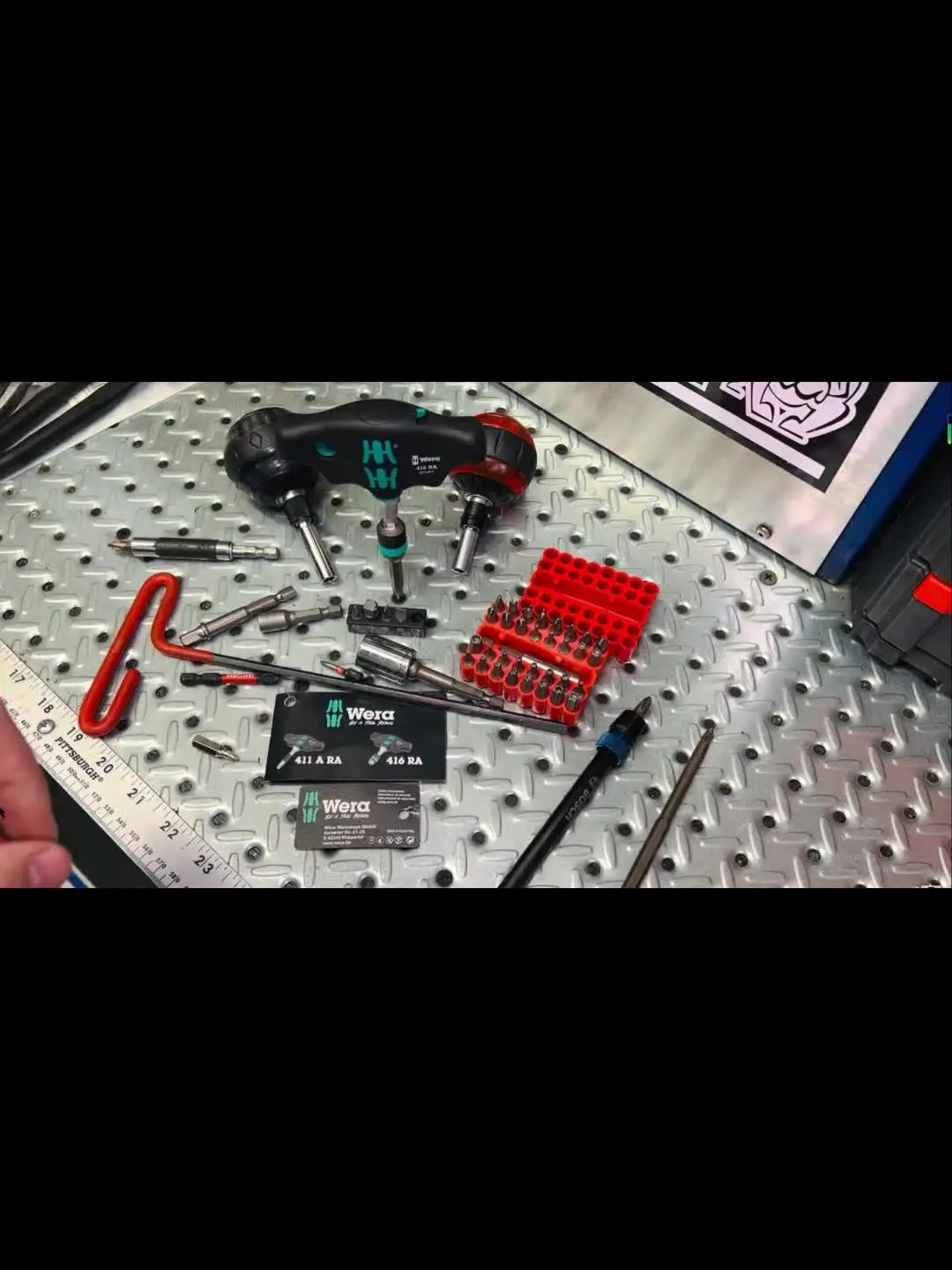 WERA 05023461001 Битарная отвертка с Т-образной ручкой и функцией храпового механизма