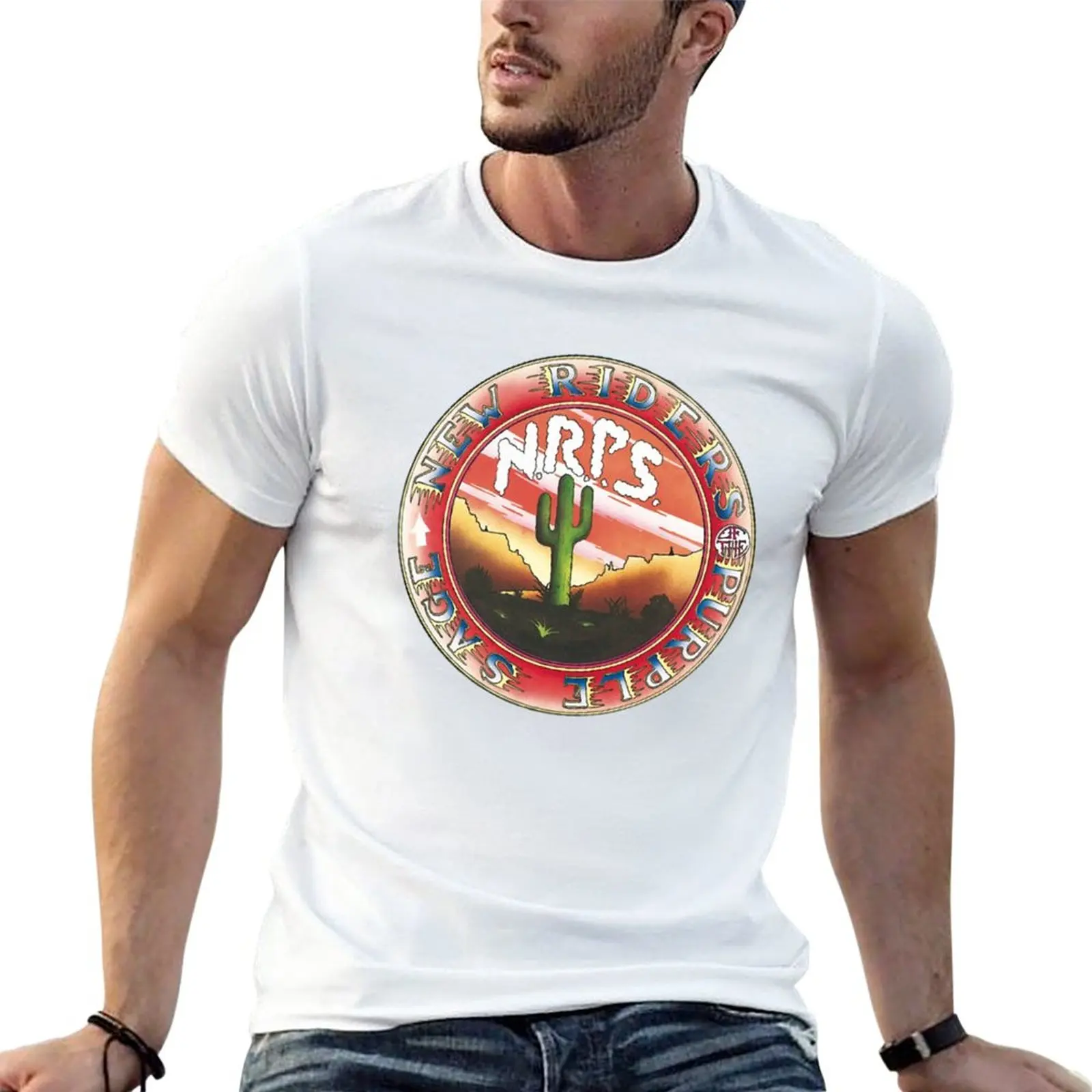 

New N.R.P.S T-Shirt blank t shirts oversized t shirt T-shirt men