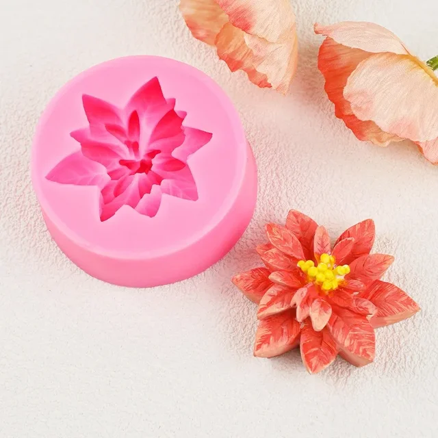 3D Holly Leaf Mold 4