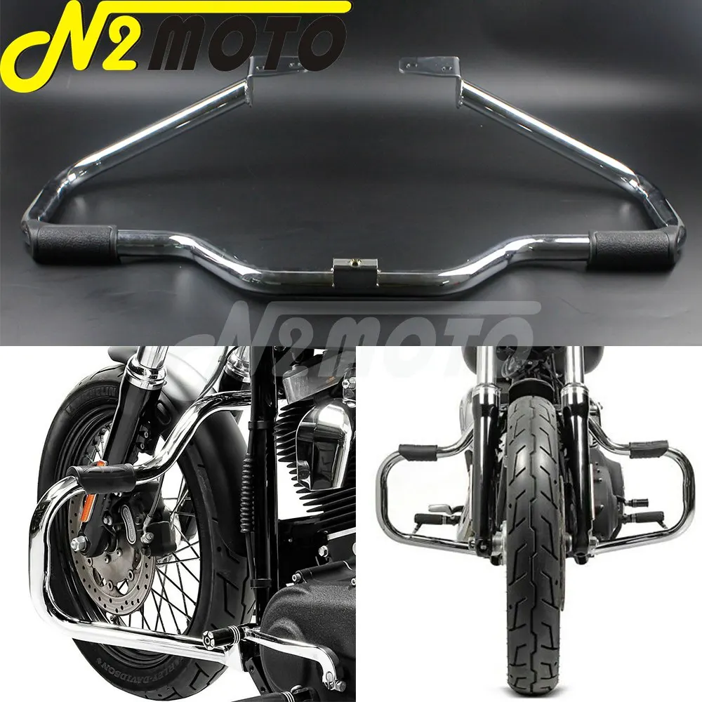

Хромированная защита двигателя мотоцикла для Harley Dyna Street Bob FXDB Fat Bob FXDF Low Rider Super Glide 2006-2017