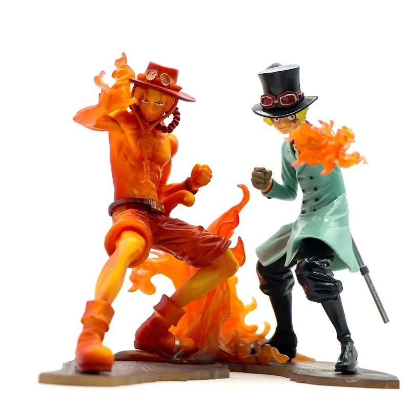 

15CM One Piece Fighting Flame Sabo Ace Action Figures Toys Japan Anime Collectible Figurines PVC Model Toy For Kids Ornaments