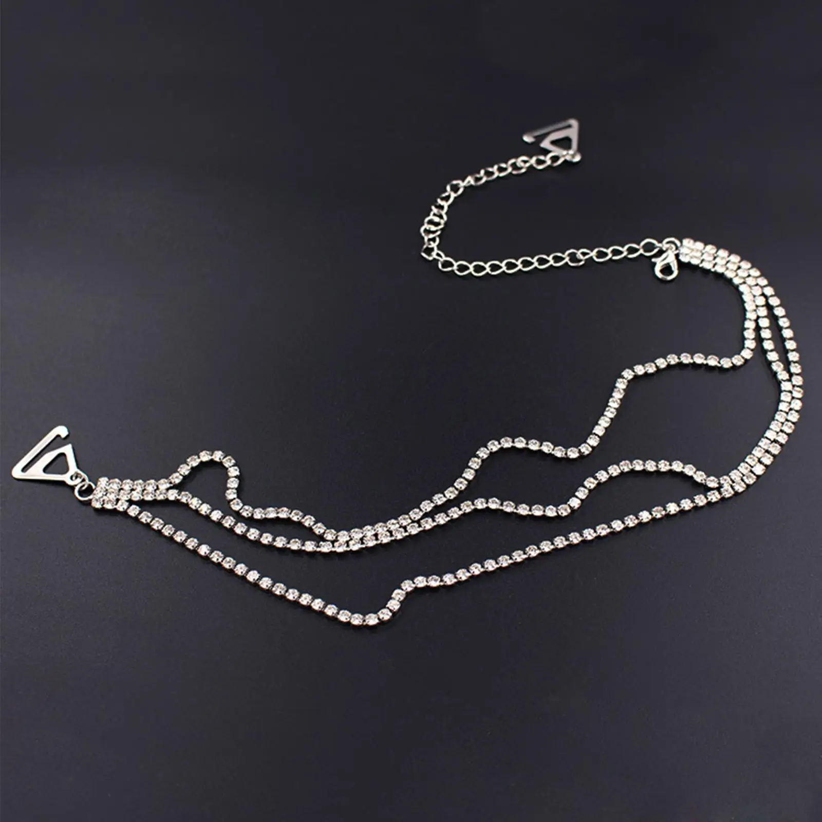 Fashion Rhinestone Bra Straps Women Adjustable Body Accessories Crystal