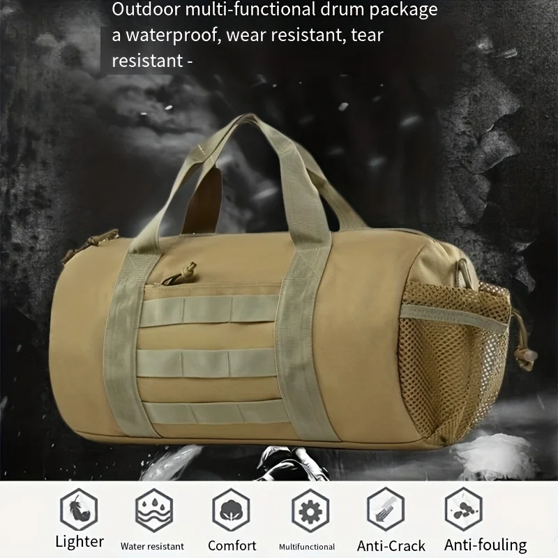 

Многофункциональная вместительная сумка, портативная камуфляжная круглая Спортивная Сумка для кемпинга, путешествий