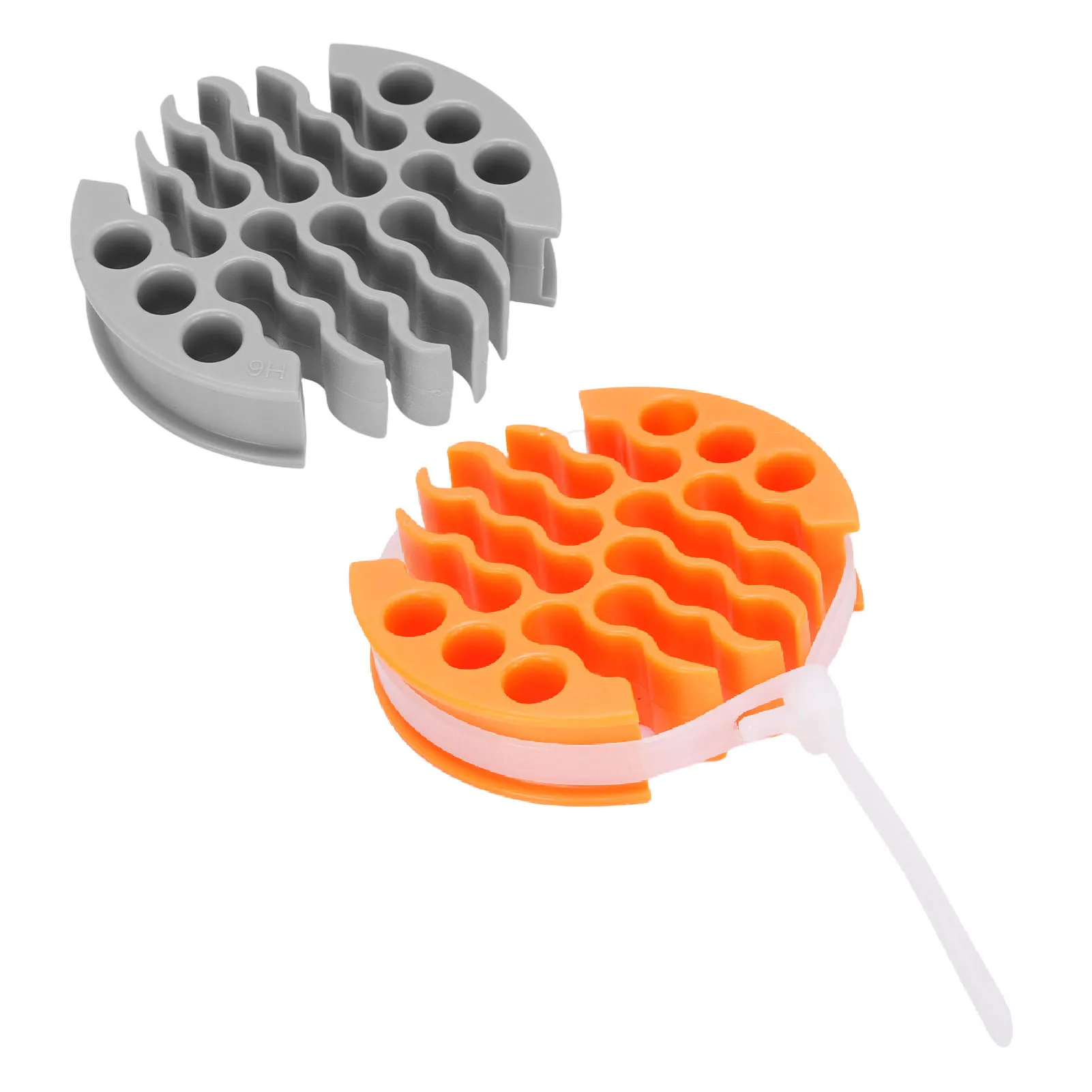 0.3in Hole Diameter Network Cable Organizer Wire Comb Anti Entanglement Cable Management Tool for 30 Cables