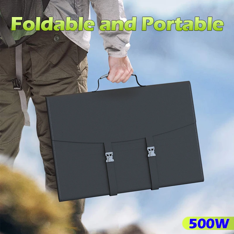 500W 1000W 1500W  2000W Solar Panel Portable Folding Bag Solar Charger 12V Outdo