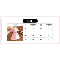 Robe pour filles de 4 à 7 ans, chemise en Patchwork, manches bouffantes, avec ceinture, tempérament élégant, robe pour bébé fille 2