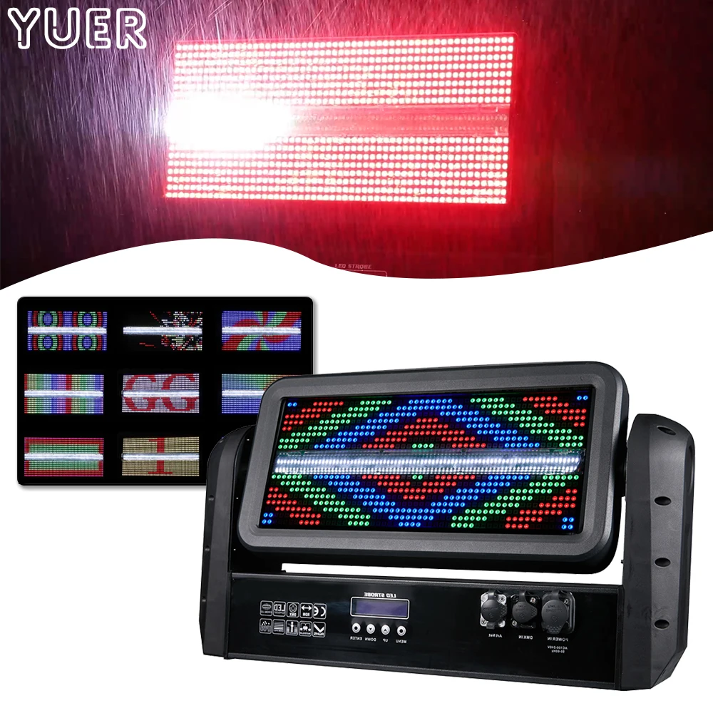 OutdoorWaterproofIP653000WRGBLEDStrobeMovingHeadLight8864