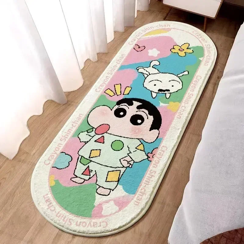 카와이 애니메이션 짱구 카펫, 침실 침대 옆 담요, 거실 가정용 용품, 커피 테이블 담요, 미끄럼 방지, 신제품