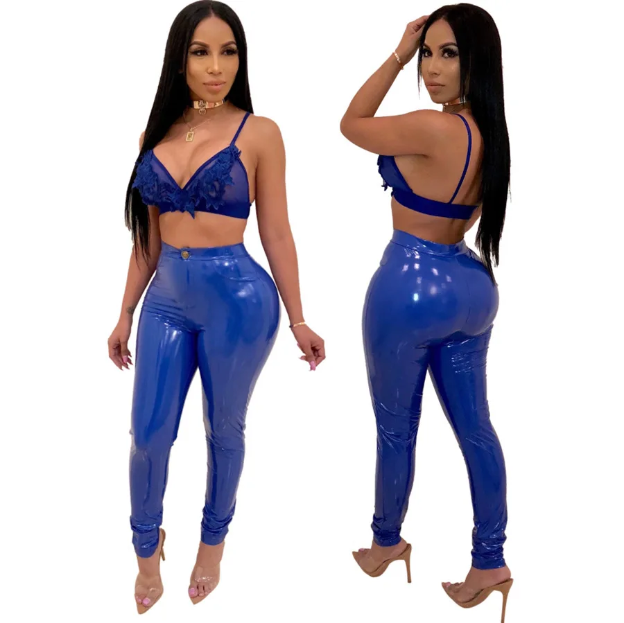 JIAHENG Woman Plush Faux PU Leather Leggings Autumn Winter High Waist Stretch Sexy Push Up Skinny Pants Female Pencil Trousers