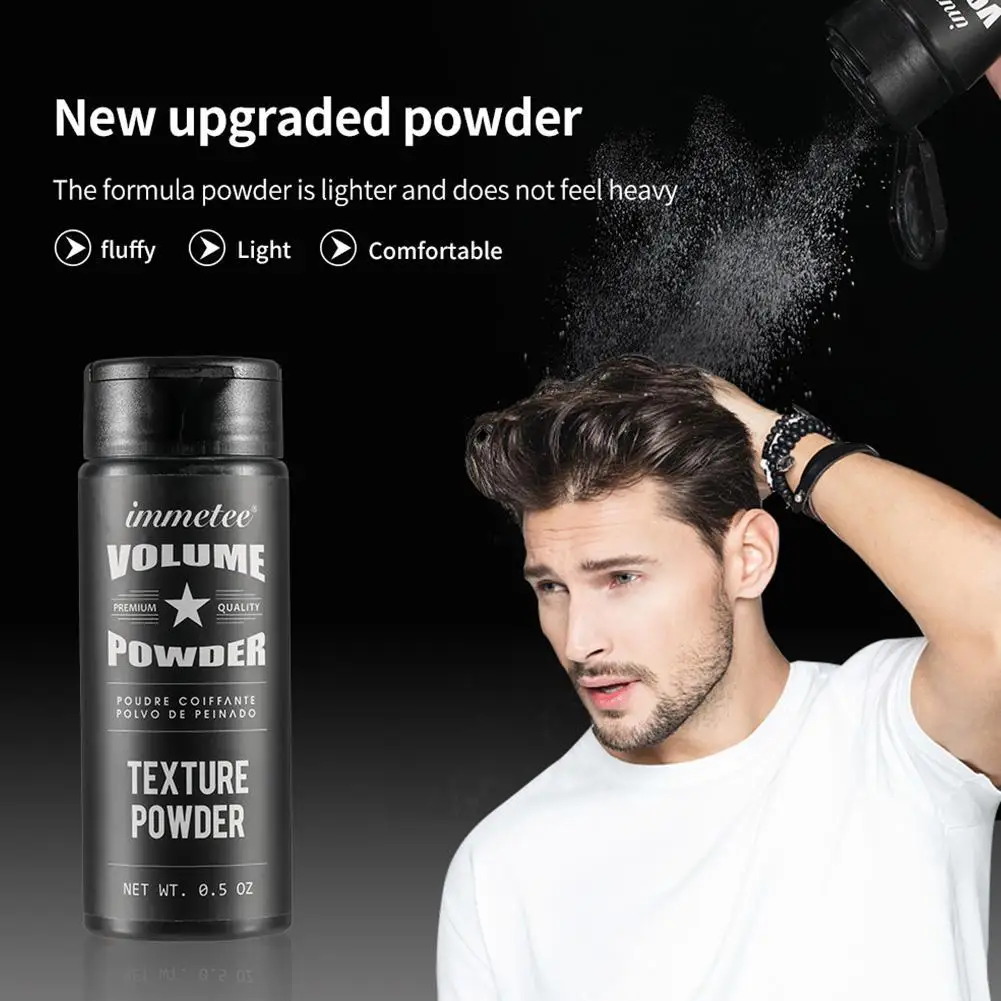 Women Men Fluffy Hair Powder  Mattifying Powder For Increased Hair Volume Styling To Finalize Hair Design Unisex Hair Powder