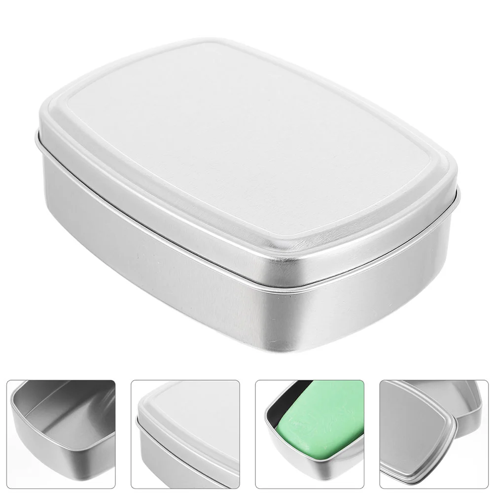 

Aluminum Box Cosmetiquera Storage Case Soap Bar Container Cosmetics Cans Travel