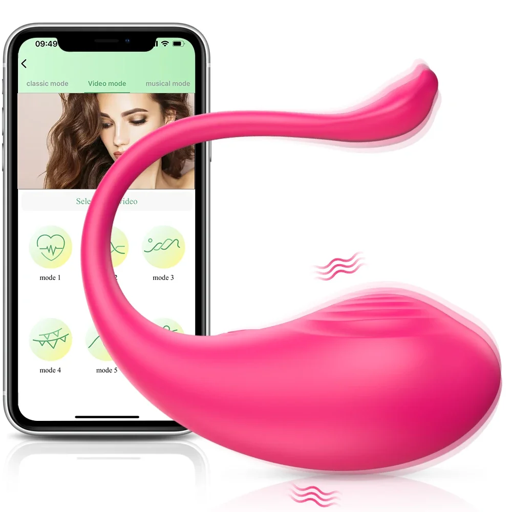 APP Remote Control Vibrator Egg for Female Clitoris Stimulator Wearable G Spot Massager Vibrating Egg for Adult Women Sex Toys