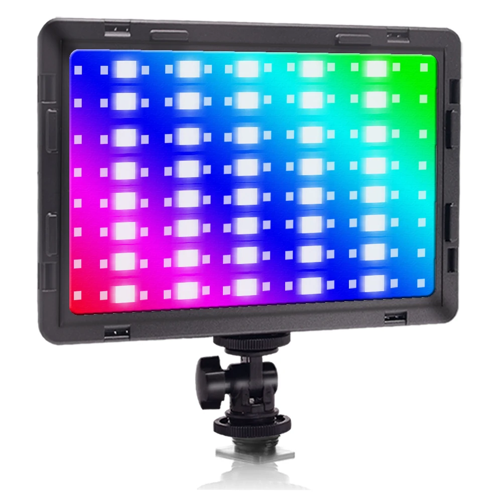 

Mcoplus RBG LED Video light CRI95 Super Slim Dimmable photography fill light lamp for photography studio YouTube tik tok