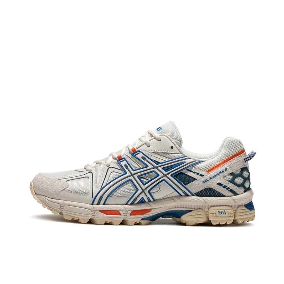 Asics GEL-Kahana 8 Zapatillas para correr para hombre y mujer Zapatillas bajas retro funcionales para exteriores Zapatillas de parque Blanco