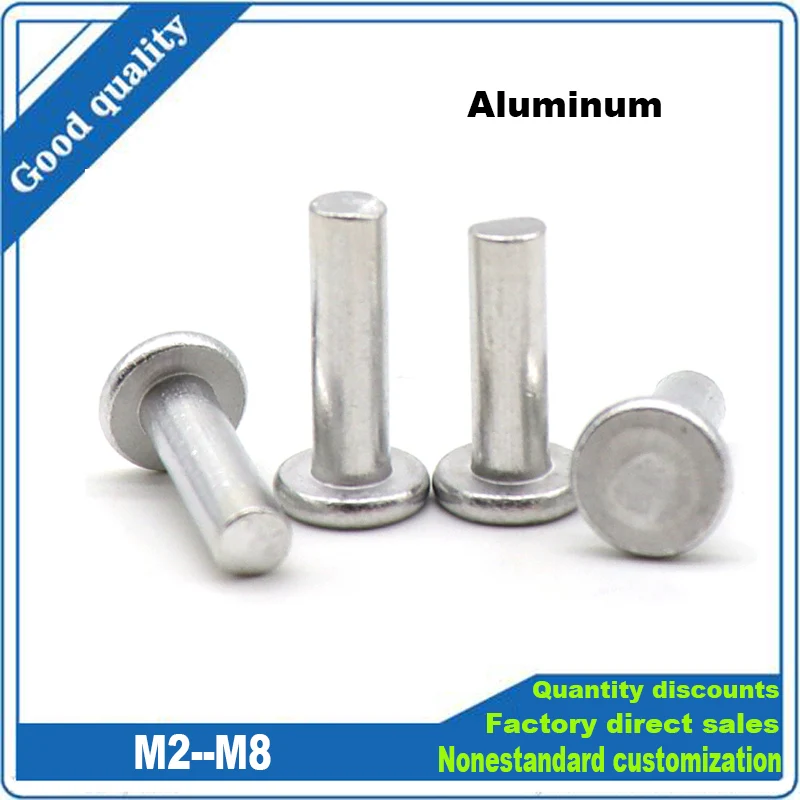Countersunk Head Rivets Aluminum Countersunk Head Solid Rivets - M2 M2 ...