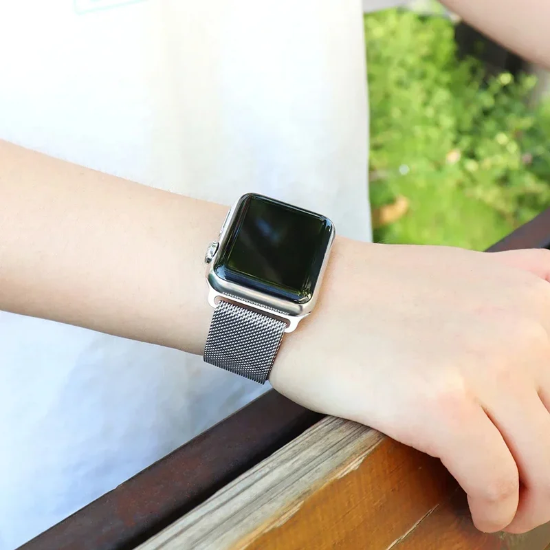 Elegant Stainless Steel Magnetic Loop Band
