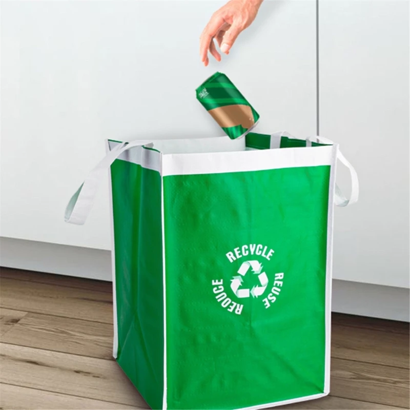 Recycling Waste Bin Bags, Recycle Bin, Trash Sorting Bins Baskets for Kitchen Home,Pack of 2 Bag