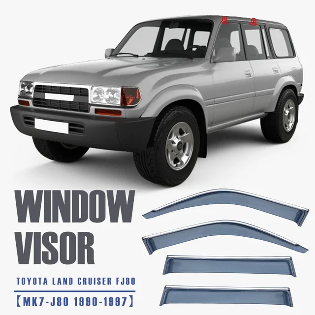 TOYOTA ランドクルーザー80 ウインドウバイザー ドアバイザー