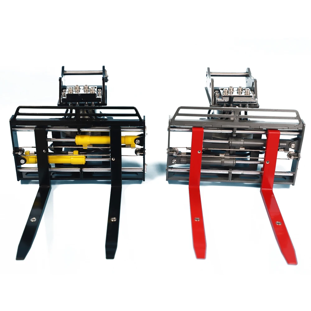 Kabolite Forcella Anteriore Idraulica In Metallo 1/14 Rc K970 E K970 100S Modello Di Escavatore Attacco Idraulico Speciale