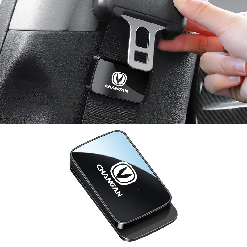 Magnetic Car Seat Belt Retainer Stabilizer Holder For Changan UNIT UNIK CS35PLUS CS55 PLUS CS75 PLUS Oshan X7 X5 1pc seat belt covers,seat belt protection,seat belt protector,car seat belt accessory