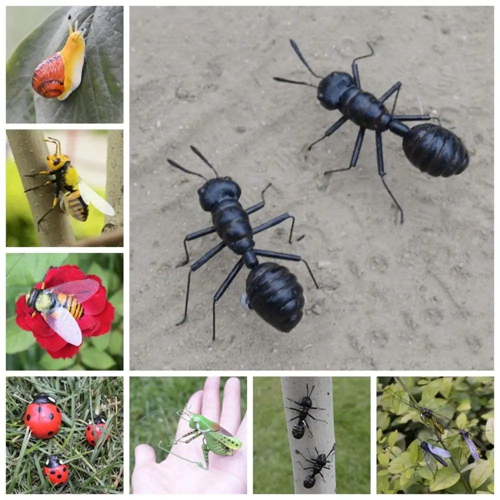 

Magnetic Insect Figurine Delicate Insect Bee Outdoor High Imitation Insect Toy Lifelike Micro Landscape Home