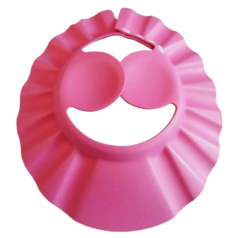 Baby Shower Soft EVA Shampoo Hat Eyes Ears Protections Soft Adjustable Visor Hat for Infant Kids Children Adjustable