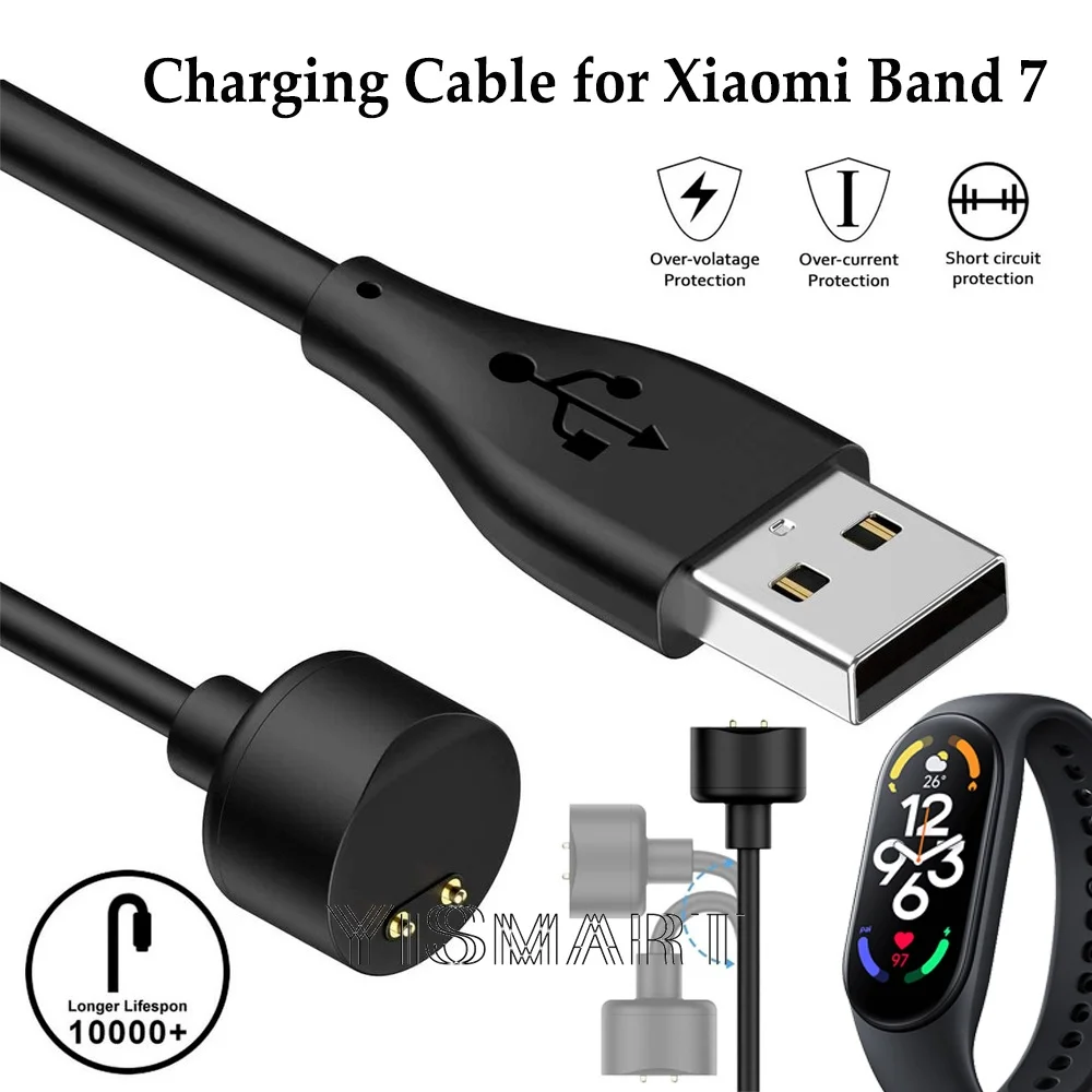 Magnetic Charger For Xiaomi Mi Band 7 6 5 4 Nfc Usb Charging Cable Wire For Miband 7 Smart Accessories
