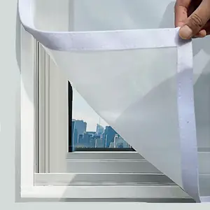 Mosquitera Invisible para ventana, malla magnética hecha a medida,  compatible con ventanas extraíbles y lavables - AliExpress