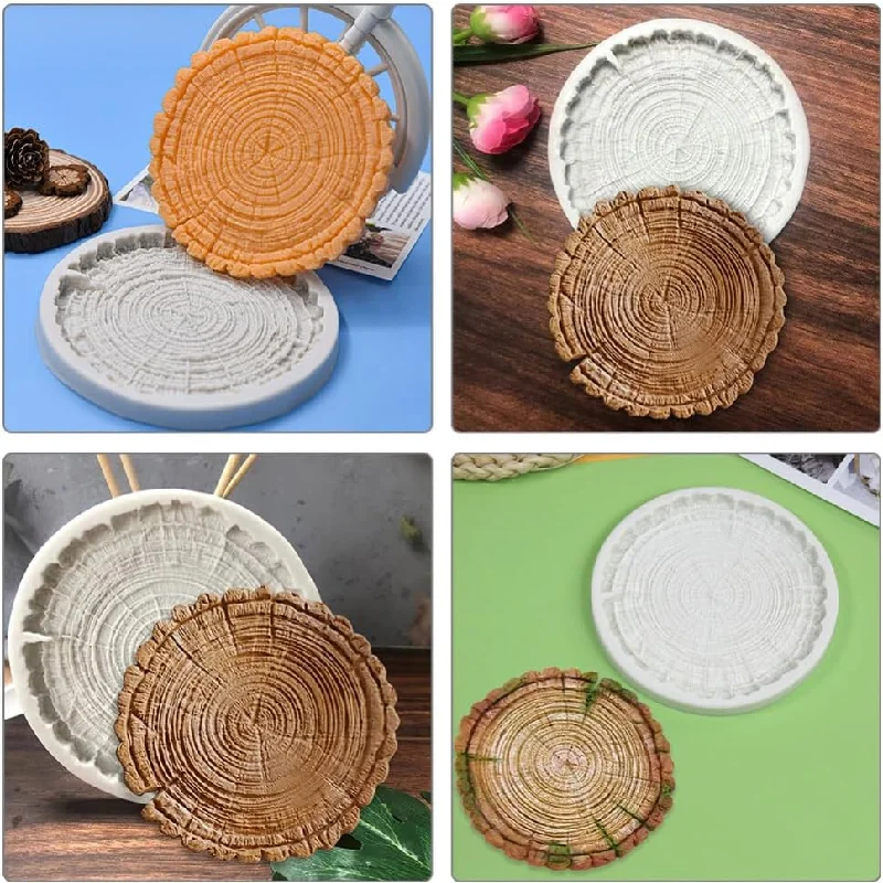 Stump Shape Silicone Fondant Chocolate Cake Baking Mold Cake Tools DIY Home Decor Kitchen Accessories