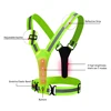Adjustable Elastic Flashing LED High Visibility Reflective Vest Outdoor Sports Cycling Safety Night Running Vest 5